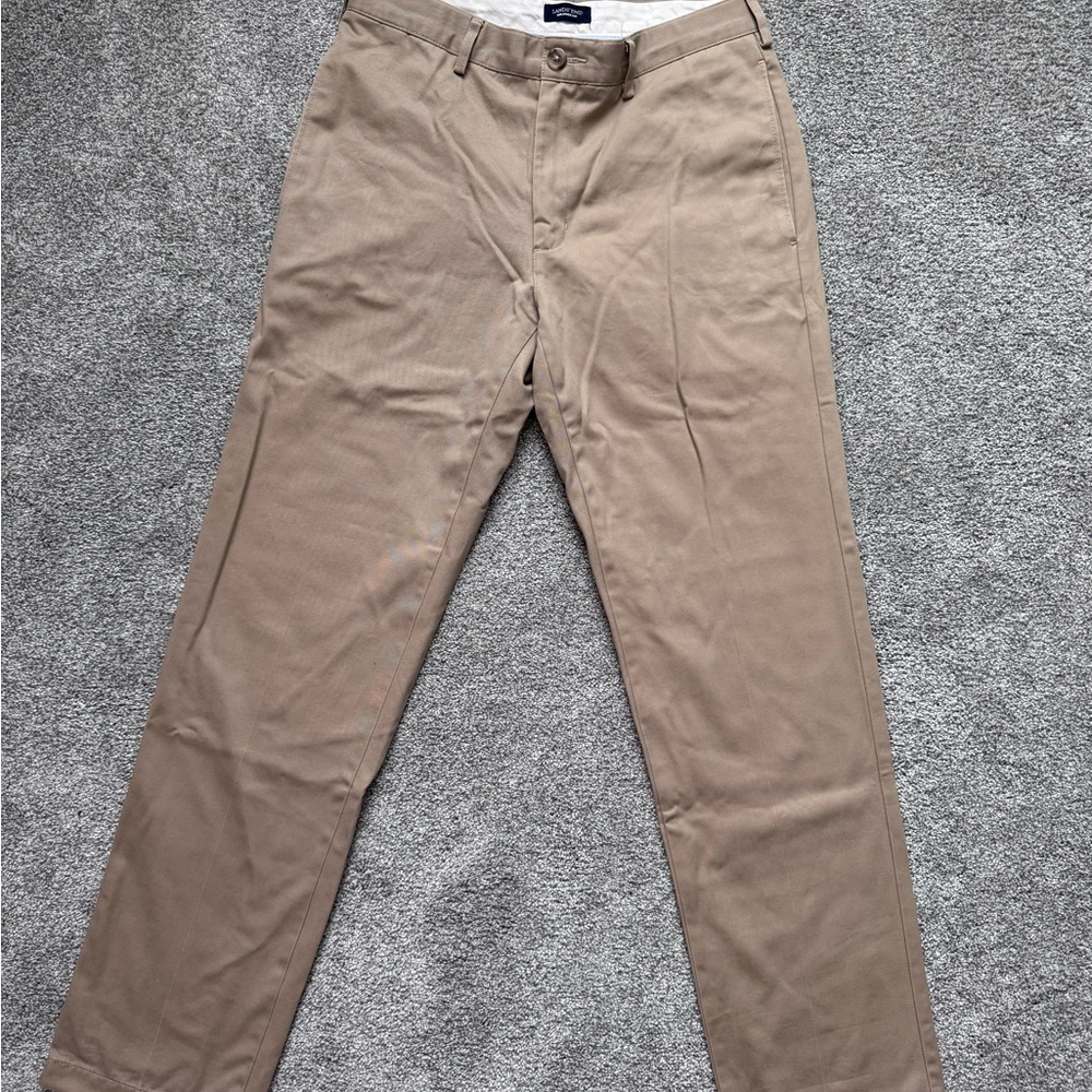 Lands' End Men's Khaki Chinos